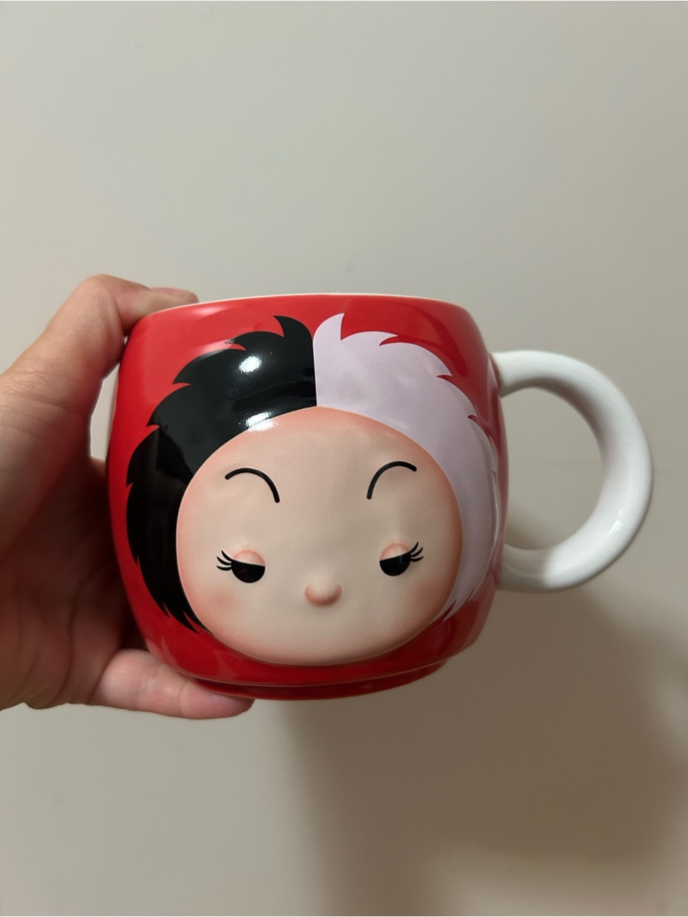 Disney Cruella De Vil Tsum Tsum Coffee Mug Cup Lg Beautiful 101 Dalmatians